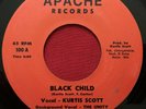 KURTIS SCOTT   BLACK CHILD / BROTHER   RARE SWEET SOUL 45   APACHE 100