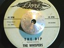 NORTHERN SOUL 45 - THE WHISPERS - THE DIP /WEIRDO Instrumental Dore Hear
