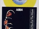 ABBA  - Eagle - Thank You For The Music -7 Inch YELLOW Vinyl Single - SWEDEN.