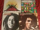 4X Bob Marley & the Wailers Catch A Fire/Survival/Uprising/Kaya/Orig ISLAND LP'S