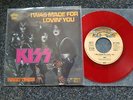 Kiss - I was made for lovin'/ loving you 7'' Single Germany RED VINYL
