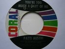 PATTI AUSTIN: You're Too Much A Part Of Me (Coral) Northern Soul 7