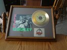 ELVIS PRESLEY 24KT GOLD PLATED RECORD FRAMED  BLUE SUEDE SHOES bwTUTTI FRUTTI