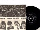 BEATLES 7'' PS Penny Lane Denmark ALTERNATIVE Map cover RARE UNIQUE Danish 45