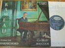 ZRG 5491/2 Rameau Works for Harpsichord / George Malcolm GROOVED OVAL 2 LP set