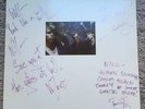 RARE 1985 THE DEL FUEGOS - SLASH RECORD SLEEVE AUTOGRAPHED BY ALL 4 MEMBERS