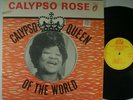 CALYPSO ROSE Calypso Queen of The World LP Rose MADE in BARBADOS NM