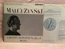 COLUMBIA SAX 2444 MALCUZYNSKI LP Blue Silver label orig Nice Copy CHOPIN SONATAS