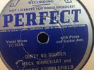 MACK RHINEHART AND BROWNIE STUBBLEFIELD PERFECT 70166 BLUES 78 RPM V+