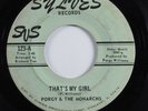 Northern Soul 45 PORGY & THE MONARCHS That's My Girl SYLVES HEAR