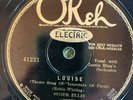Okeh 41221 Seger Ellis LOUISE 1929   78 rpm EE+ w Eddie Lang, Dorsey Bros JAZZ