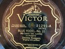 Victor 21291 Jimmie Rodgers BLUE YODEL # 2  1928 78 rpm E+