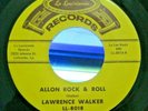 Lawrence Walker-Allon Rock & Roll/Yeaux Noir-Rare Cajun Rockabilly 45-VG+ HEAR