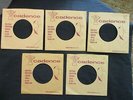 CADENCE RECORDS 45 RPM SLEEVES - Five 1950's-60's Company Sleeves