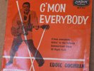 EDDIE COCHRAN - C'MON EVERYBODY LONDON RE-U 1214 EP PIC SLEEVE