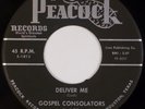 GOSPEL CONSOLATORS: Going on with Jesus US Peacock Black Gospel 45 NM- MP3