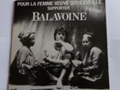 Daniel Balavoine - Pour la Femme veuve qui s'éveille - Maxi 45 tours - Rare