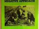 NEGATIVE APPROACH - Tied Down First Press Insert Excellent  KBD Punk Hardcore