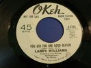 LARRY WILLIAMS You ask for one good reason OKEH 7280 Orig 1967 SOUL 45 PROMO