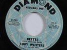 Northern Soul 45 RUBY WINTERS Better / I Want Action DIAMOND HEAR