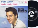 ELVIS PRESLEY I Got Lucky german 45PS 1963 VG/VG(+)
