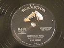 ELVIS PRESLEY Heartbreak Hotel RCA 6420 SHELLAC First Press 78 RPM Clean  Copy1