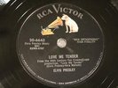 ELVIS PRESLEY Love Me Tender RCA 6643 SHELLAC First Press 78 RPM Copy1