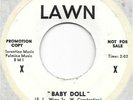 THE SPIDERS Baby Doll/Run Boy Run on Lawn rockabilly Link Wray PROMO 45 HEAR
