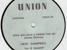 70s 80s Reggae PETE CAMPBELL does she have a friend for Rare UK 12
