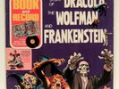 A Story Of Dracula, The Wolfman, And Frankenstein 1975 Peter Pan Book & Record