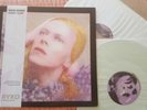 DAVID BOWIE - HUNKY DORY 2x LP OBI CLEAR VINYL US 1990 RALP 0133-2