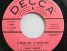 Country Promo 45 Jimmy Martin And The Sunny Mountain Boys - It Takes One To Know