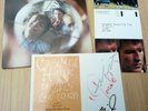 SIGNED CROWDED HOUSE promo card + Don't Dream It's Over BLUE VINYL 7