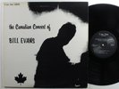 BILL EVANS Canadian Concert Of Bill Evans CAN-AM LP VG++/NM