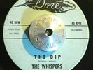 NORTHERN SOUL 45 - THE WHISPERS - THE DIP /WEIRDO Instrumental Dore Hear