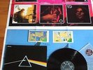 LP Pink Floyd Dark Side of the Moon 1973 French + Posters & 2 Stickers