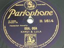 78 rpm - KANUI & LULA - Wow, Wow - Tomi, Tomi - PARLOPHONE R 1614