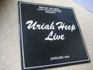 Uriah Heep Live 1973 LP UK 1st Press Ex+/Ex .    GREAT AUDIO