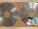 2 METAL RECORD STAMPERS FOR A GREEK 78 RPM RECORD GREECE