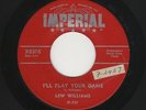 '56 Texas Rockabilly LEW WILLIAMS I'll Play Your Game/Don't Mention My Name HEAR