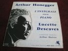 Rare French Lucette Descaves piano Honegger on Versailles