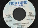 LINDA JONES: I'll Be Sweeter Tomorrow / That's When I'll Stop Loving You 45 (dj