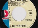 VENTURES Fuzzy And Wild US 45 garage FUZZ MELTDOWN  Green Hornet Theme HEAR