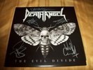 Death Angel The Evil Divide LP Record Vinyl Signed By Entire Band MINT