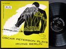 OSCAR PETERSON Plays Irving Berlin LP CLEF RECORDS MGC-604 US 1953 DG MONO DSM