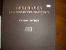 Backhaus Beethoven Piano sonatas + Variations Diabelli/14 + 1 LP Decca LXT Mono