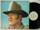JOHN WAYNE COVER WESTERN SCREEN THEME 1974 LP RARE PICTURE W/INSERT NM Promo