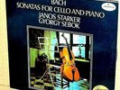 Mercury SRI 75104 JANOS STARKER Bach Sonatas for Cello and Piano SEBOK 90480 NM