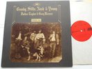 CROSBY STILLS NASH &YOUNG Deja Vu NM- CANADA 1970 1st Press Red Label G/F LP