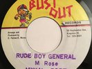 MYKAL ROZE ROSE OSWALD PALMER Rude Boy General BUST OUT JA 1994 7” EX